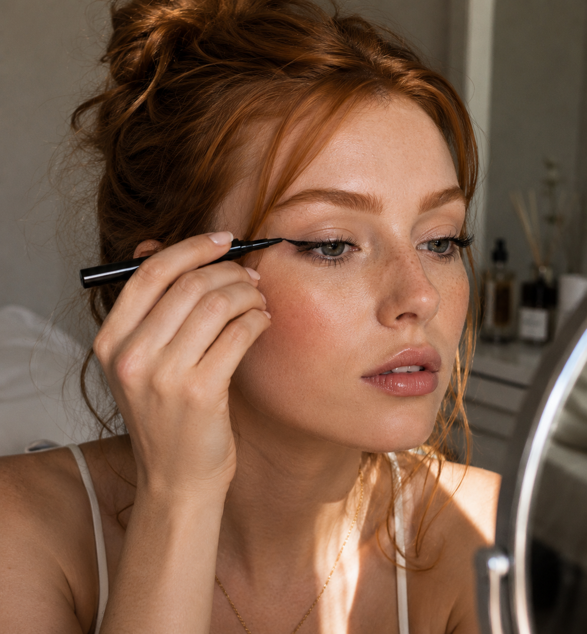 Model applying Lumière Precision Liner